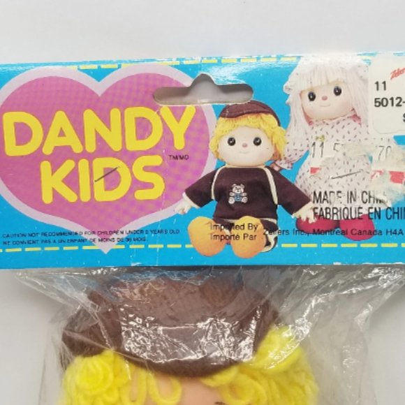 Vintage Clown Boy "Dandy Kids" Doll Sealed in Packaging 80s - Picture 2 of 6